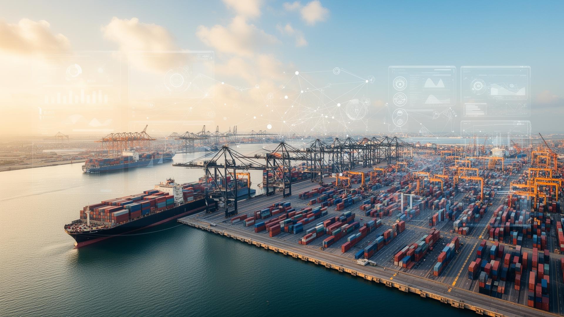 Connected shipping and port ecosystem